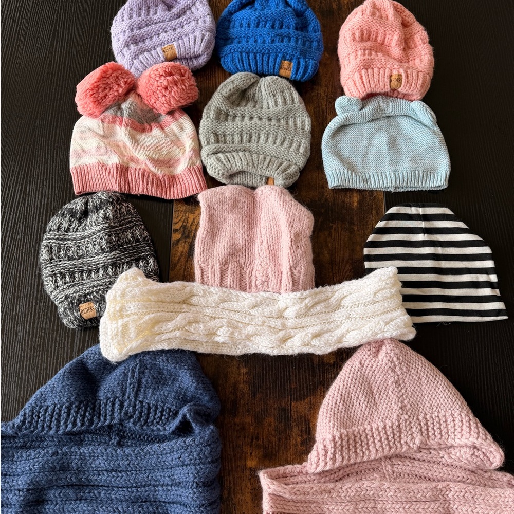 Cozy Kids Knit Hat and Scarf Set